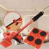 Furniture Mover Tool Heavy Stuffs Moving Roller with Bar Furniture Mover Lifter with Wheel Professional Moving Transport Tool