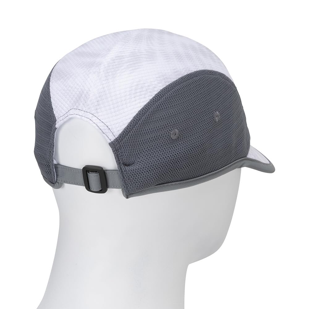 Dry Aeroflow Summer Snow Free Size Circumference Cap, Breathable, Hat, Unisex, 32JWB103, Adult, White, (Head 56-60cm)