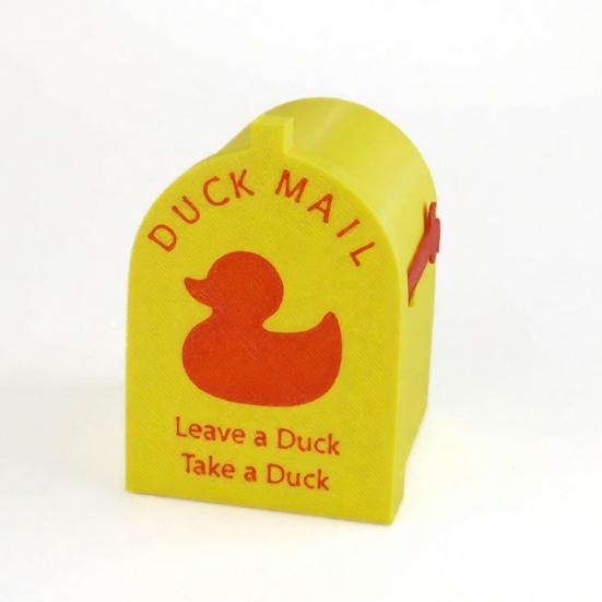 Duck Mailbox Magnetic Wall Mount Mini Mailbox for Cruise Ship Cabin Door Interactive Toy for Duck Hunting Game Gift for Cruise Lovers