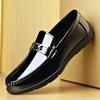Pantofi High End pentru Bărbați Pantofi Casual din Piele Naturală Talpă Moale Piele Lăcuită Pantofi de Condus Designer Petrecere Cool Mocasini Slip-on