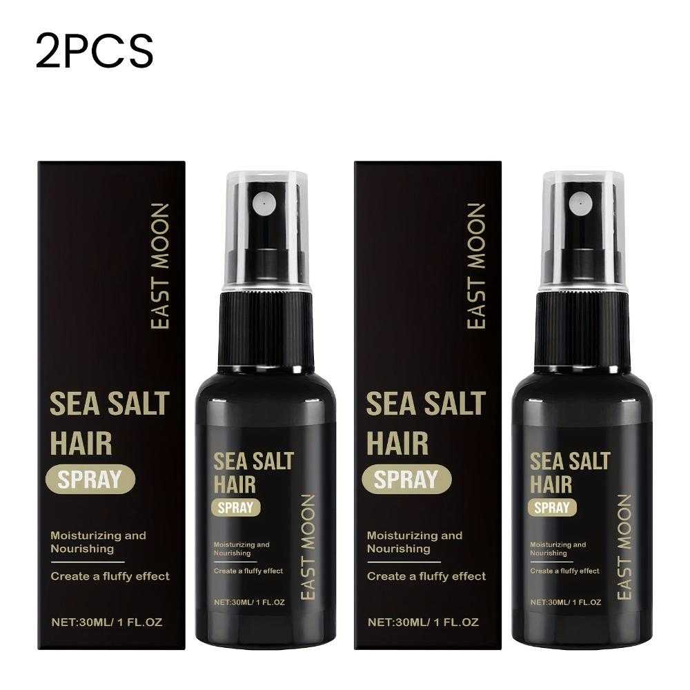Sea Salt Hair Spray with Seaweed and Aloe Extract, Gentle Formula Lightweight Non-Irritating Texture for Voluminous Fresh Styling