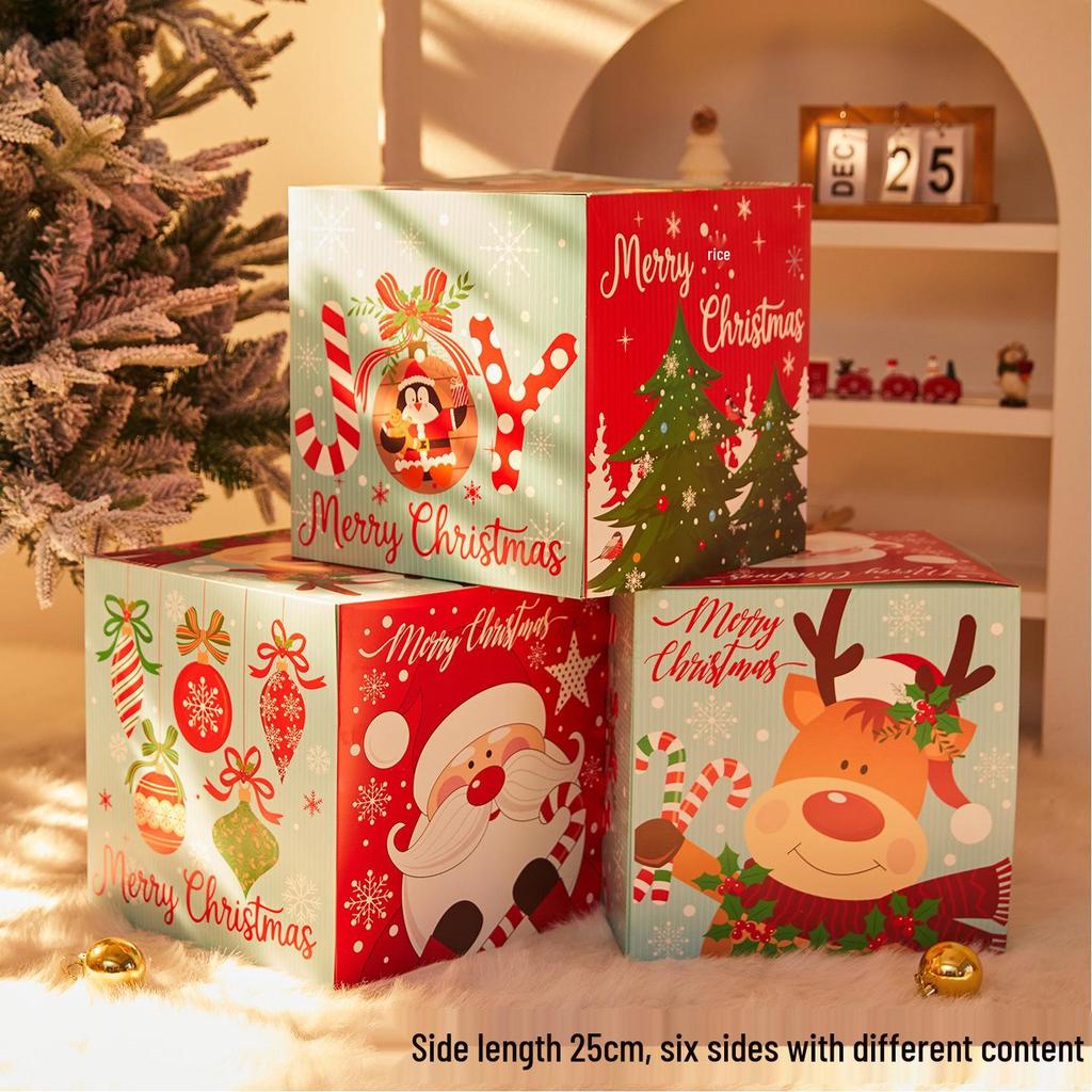 Christmas Candy Ornament Gift Box - Folding Paper Packaging