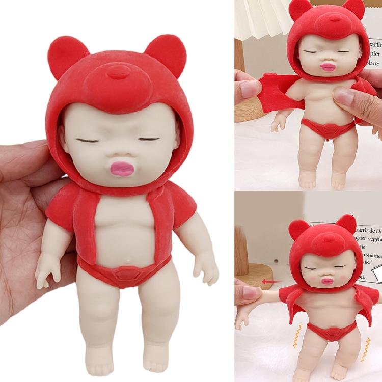 Soft Doll Stretch Toy Doll Anxiety Reduce Baby Doll Stress Relief Sand Doll Toy