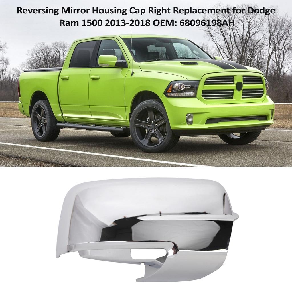 Rückspiegelgehäusekappe rechts Ersatz für Dodge Ram 1500 2013–2018 OEM: 68096198AH