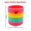Rainbow Magic Spring Party Toy Stretchable Plastic Spring Circle Kid Adult Stress Relief Creative Magic Toy Birthday Party Toys