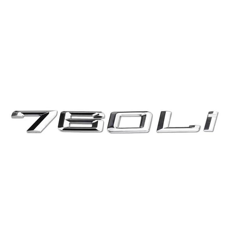 FOR Bmw logo 7 series 730Li 740Li 745Li 750 760Li digital logo with silver logo at the back and car accessories.Quick delivery. bzbf85