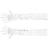Women Long PU Leather Gloves Evening Party Costume PU Leather Cosplay Dress Accessories Halloween Gift