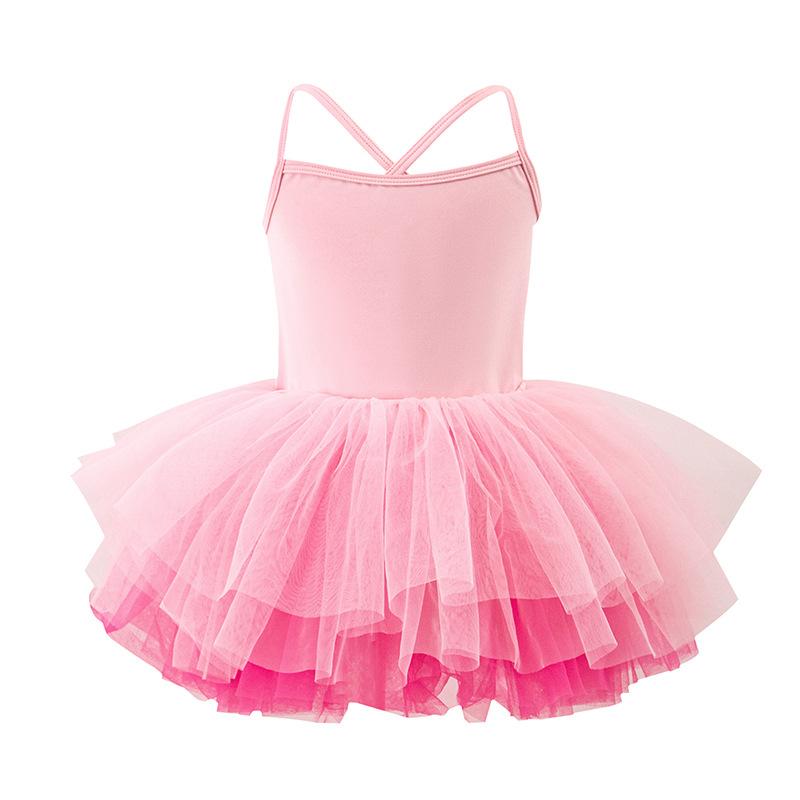 New Girl Ballet TuTu Dress 2-8 Ys Fashion Professional Kids Dancing Party Dress Performance Costume Princess Wedding Dress
