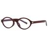 Oval Frame Ultra-Light Blue Light Blocking Glasses for Daily Commute