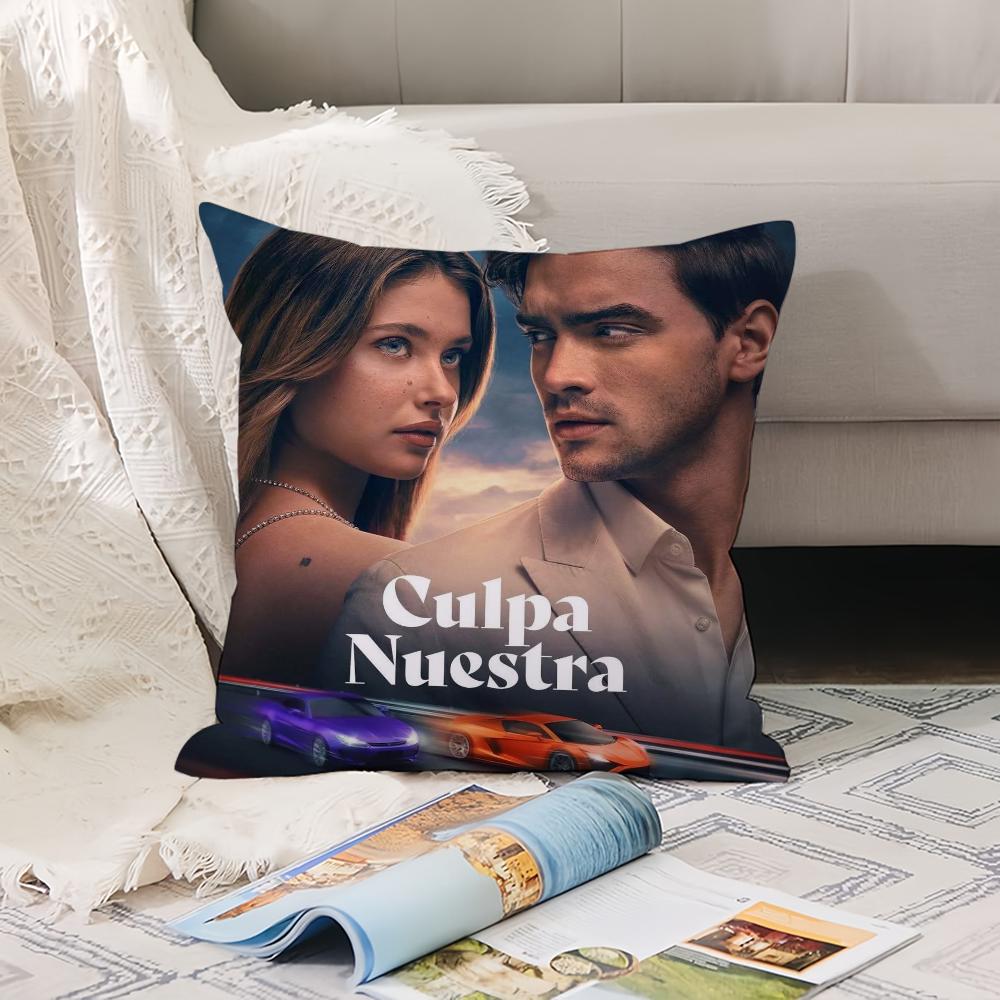 Spanish Love Tv M-My F-Fault Pillow Case Office Cushions Suitable For Sofa Car Bedroom Decorative Cushion Cover