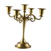 5-Arms Metal Pillar Candle Holders Candlestick Wedding Decoration Stand Home Decor Candelabra