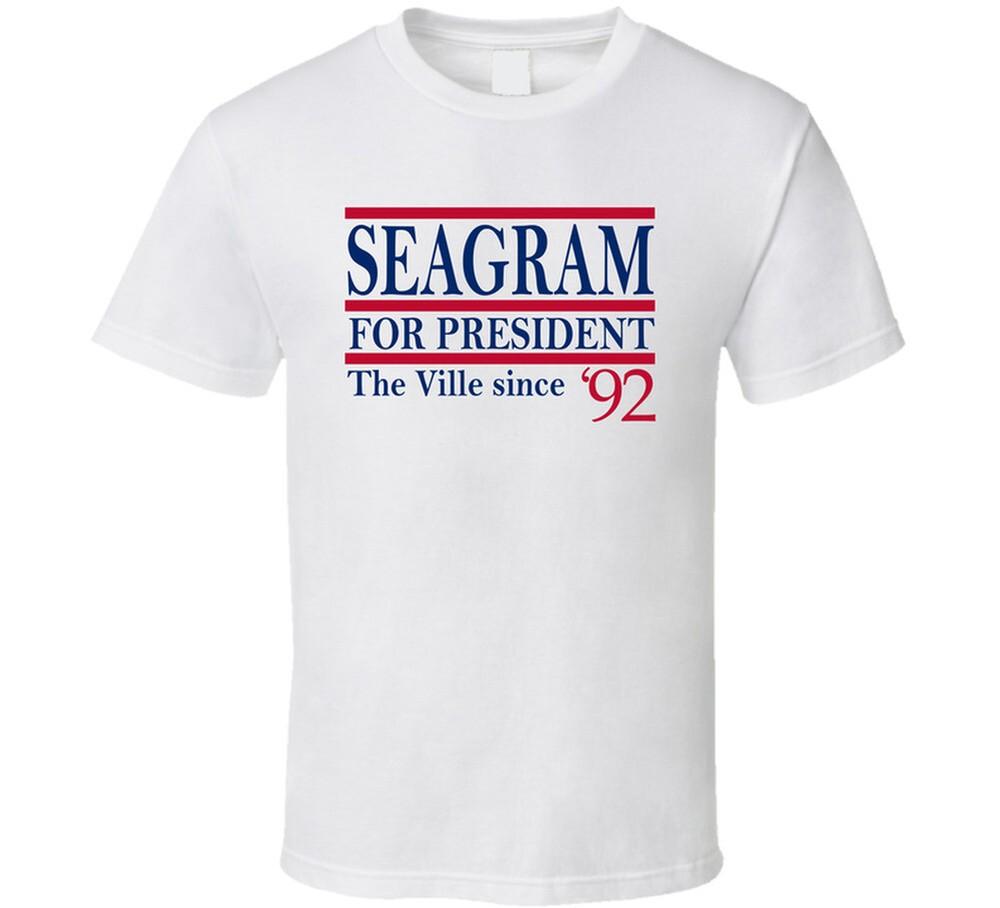 

Seagram For President The Ville Since 1992 Music Fan T Shirt 4XL