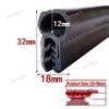 U-Shaped Rubber Seal Strip: Waterproof, Dustproof, Anti-Collision for Cabinets and Car Doors