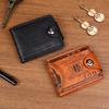 Ultra-light Retro US Dollar Pattern Men's PU Card Holder Wallet