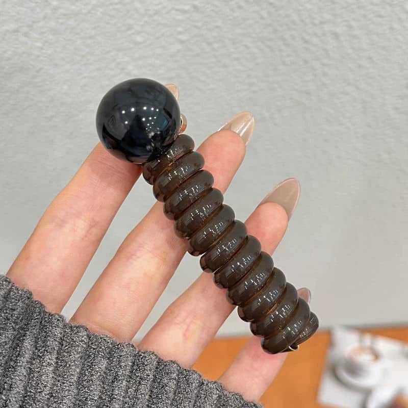 Elastische Telefondraht-Haargummis für Damen und Mädchen, einfarbige Haarbänder, Spiralspule, Gummiband, Pferdeschwanz, Kopfseil, Haar-Accessoires