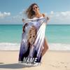 Personalized customized proof beach towel with Tokyo Revengers pattern - soft, absorbent,quick-drying,perfect swimming,camping&bathing