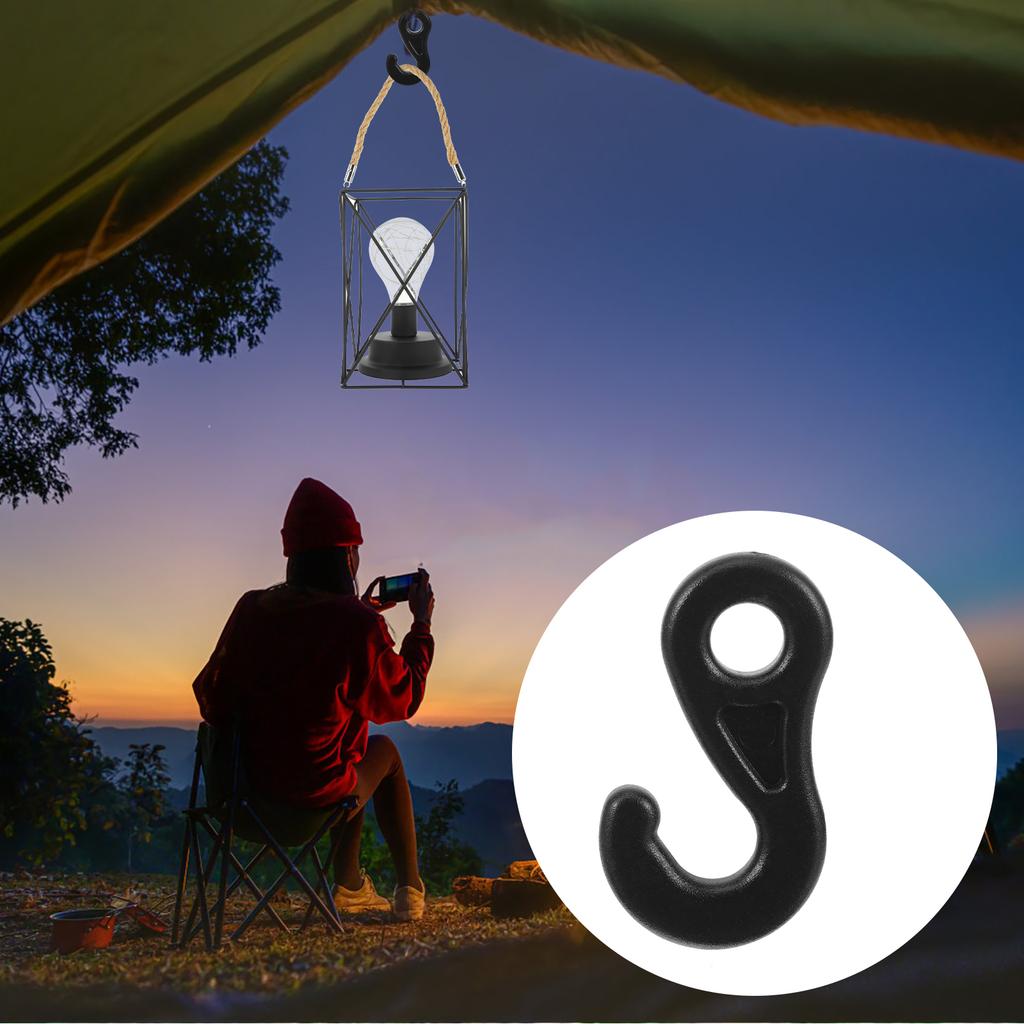 10Pcs Camping Tent Rope Hooks Professional Outdoor Hooks Portable Tent Fixed Outdoor Hooks