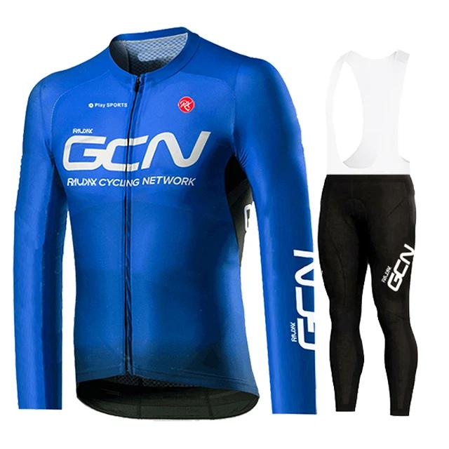 2026 Autumn Breathable Red Pro Cycling Jersey Set, Long Sleeve Cycling Clothing, MTB Maillot, Bicycle Sportswear, Road Bike Uniform, 2024