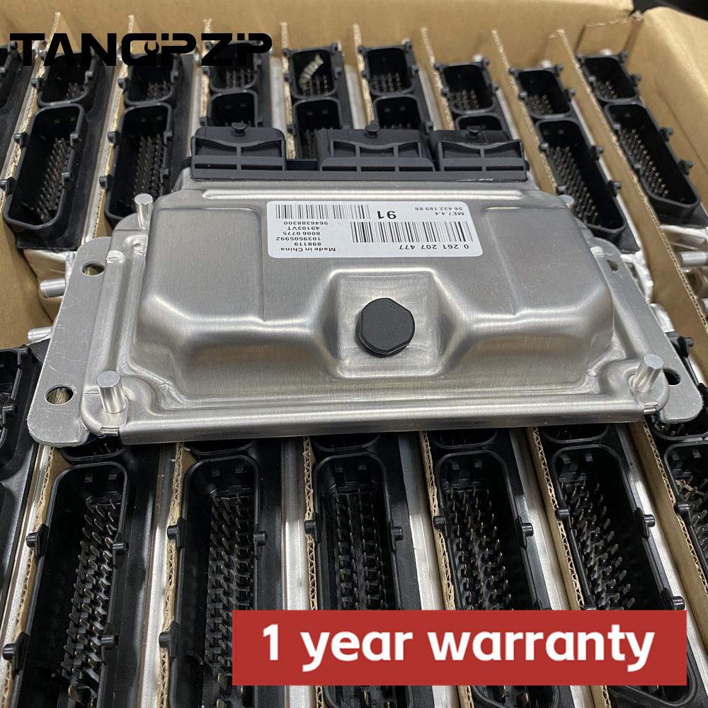 0261207477 9643218988 Engine Computer Electronic Control Module ECU ECM ME7.4.4 For Peugeot 206 1.6i 16V