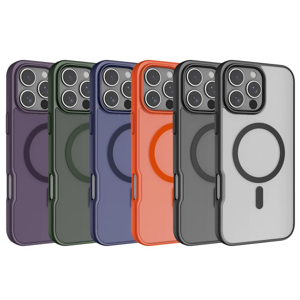 Applicable To Apple 11promax Skin Matte Magnetic Mobile Phone Case Iphone11 Transparent Two-in-one 11 Protective Case