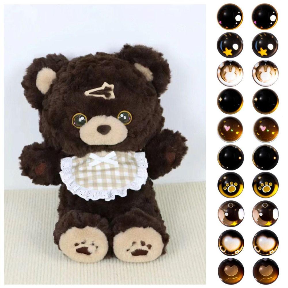 

Anime Eyes Brown Doll‘s Eyes Plush Doll Access Rabbit Star Eyeball Birthday Gift 6mm-G