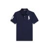 POLO Men's New Summer Big Horse Logo Embroidered Turn-Down Collar Cotton Short Sleeve Casual Polo Shirt