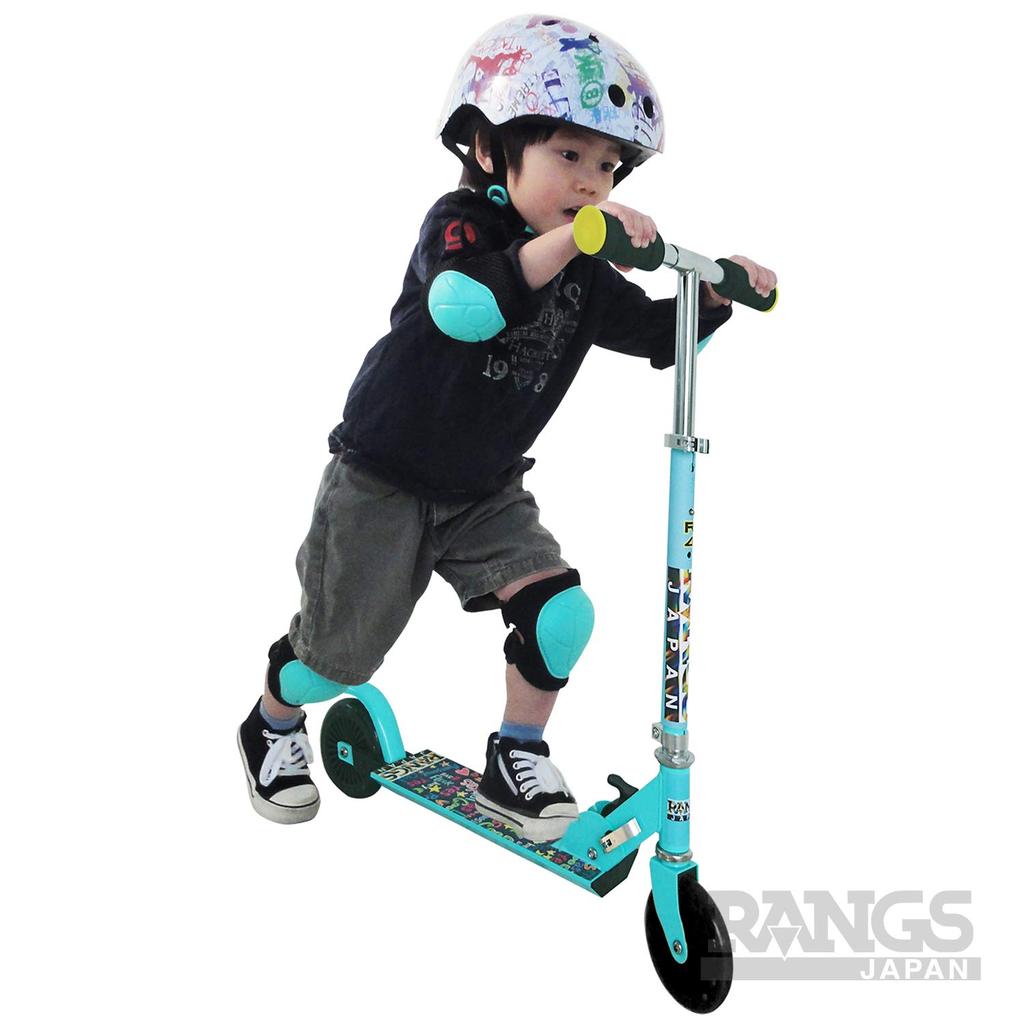 RANGS R4 Kids Scooter, Blue, Foldable, 3-Level Adjustment, CE Certified