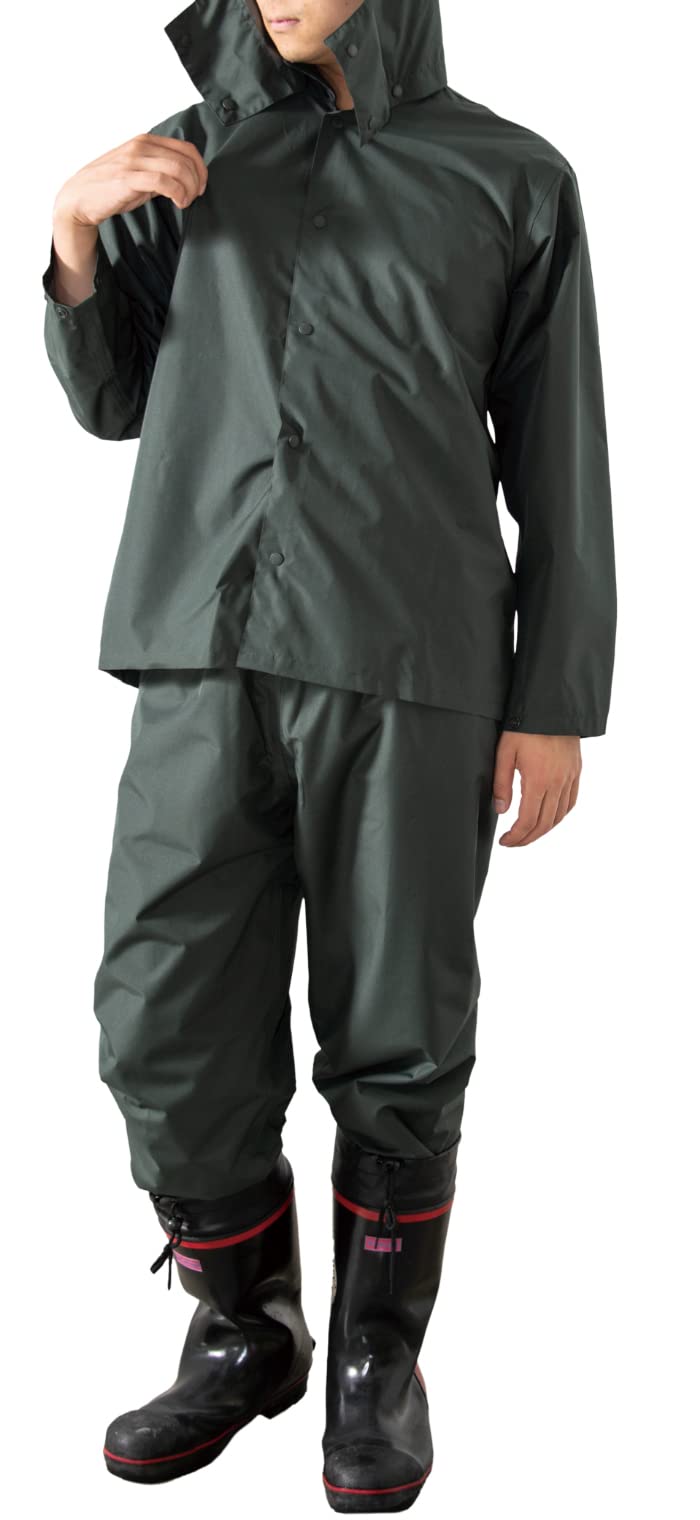 

MAC Дождевик AS-4703 Повседневный дождевой комплект AS-4700 Темно-зеленый LL