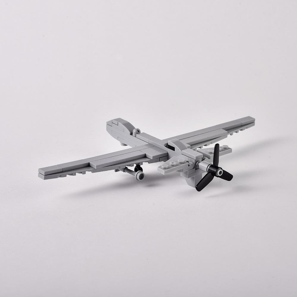 Predator Drone Building Block Military Air Combat Aircraft Assembled Toy Compatible Set