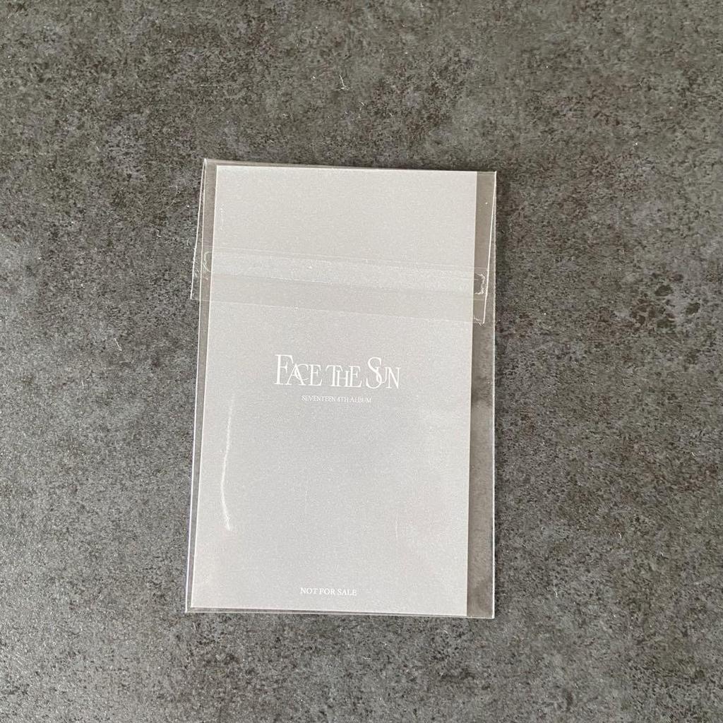 [USED] Seventeen Seven Hoshi Trading Card Face the Sun Universal Studios Japan Bonus