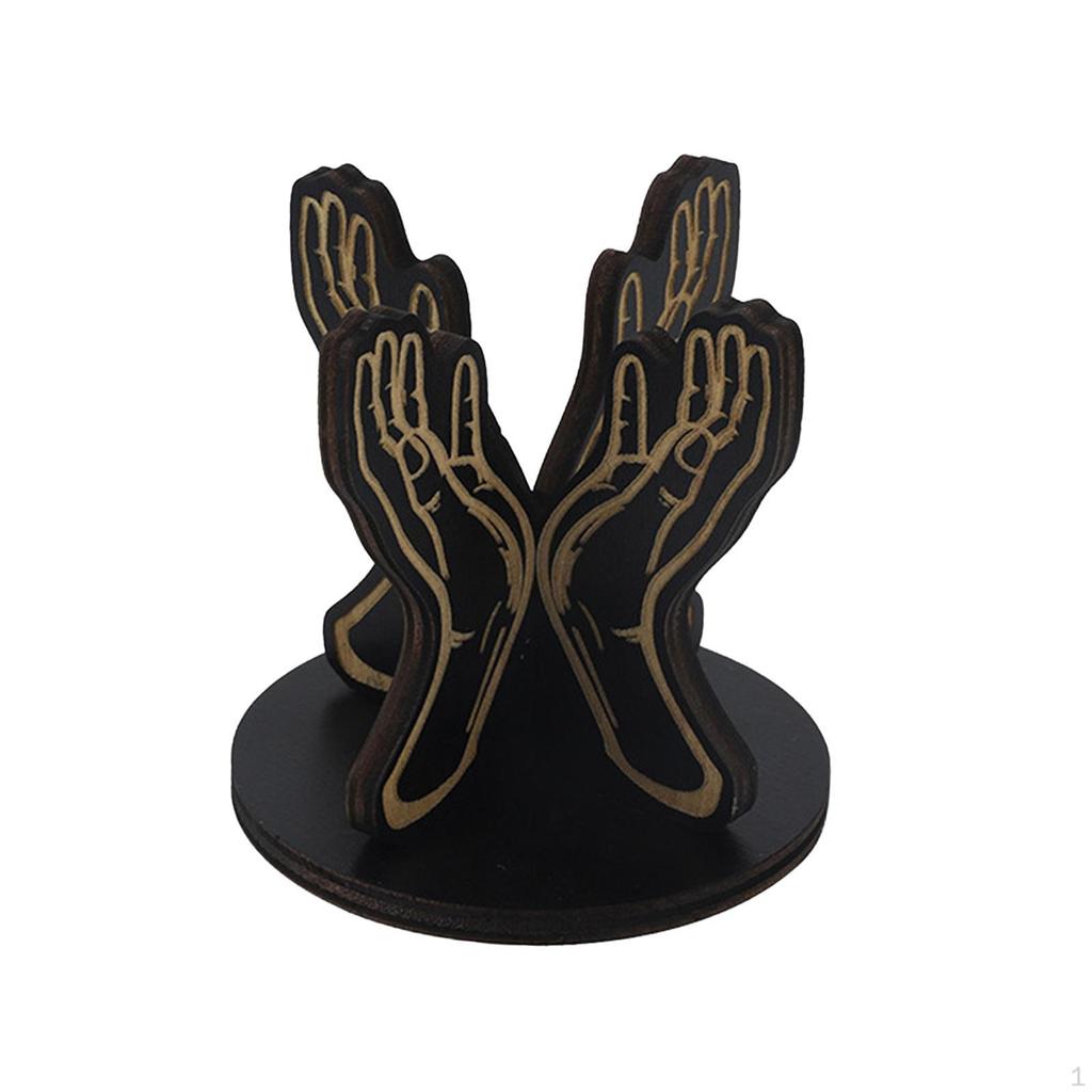 Crystal Stand Rack Wooden Holder Bracket Stone Shelf for Collectibles Egg