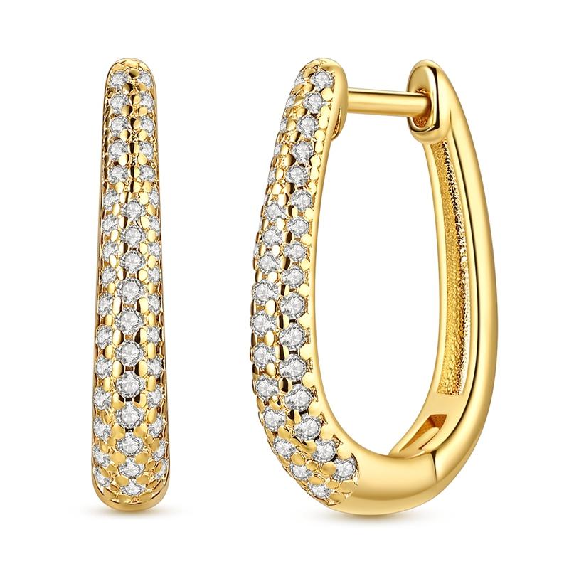 New 925 Silver Hoops Earrings For Woman Starlight Crystal Hoop Coil Earrings Eardrop With Zircon Fashion Jewelry Girls