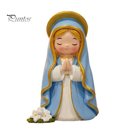 Statua da Giardino in Resina, Statuine di Bambine Carine, Mini Statuetta da Collezione in Preghiera, Decorazione per Camera da Letto Piccole Statue Ornamenti per Casa Ufficio Scrivania