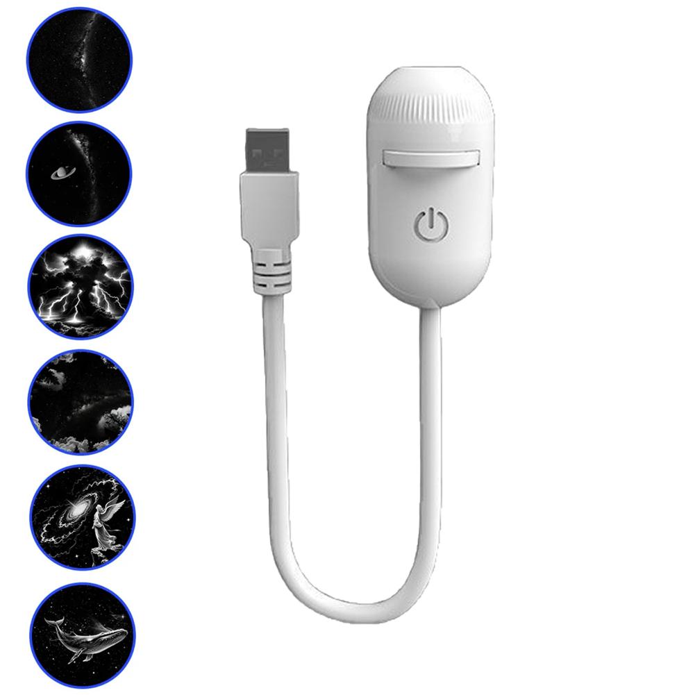 LED Sunset Wireless Charging Night Light HD Galaxy Star Projection Lamp Night For Bedroom Decoration Plug Play Kids Gift