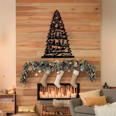 Christmas Metal Decorations Iron Art Holiday Ornaments