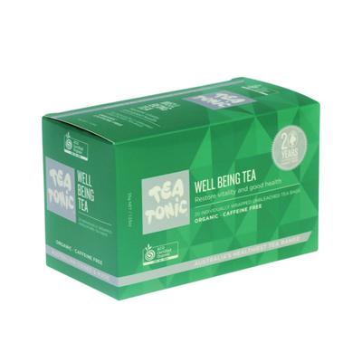 Tea Tonic Organic Well Being Tea X 20 Tea Bags