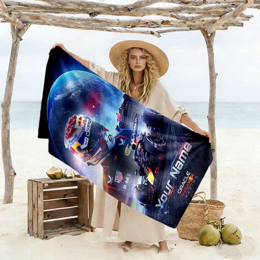 Oracle Bull Personalisiere deinen Namen Strandtuch Super Weich & Saugfähig Ideal für Reisen Outdoor Schwimmbad Yoga Surfen Camping Wandern Fitnessstudio Geschenk Urlaub