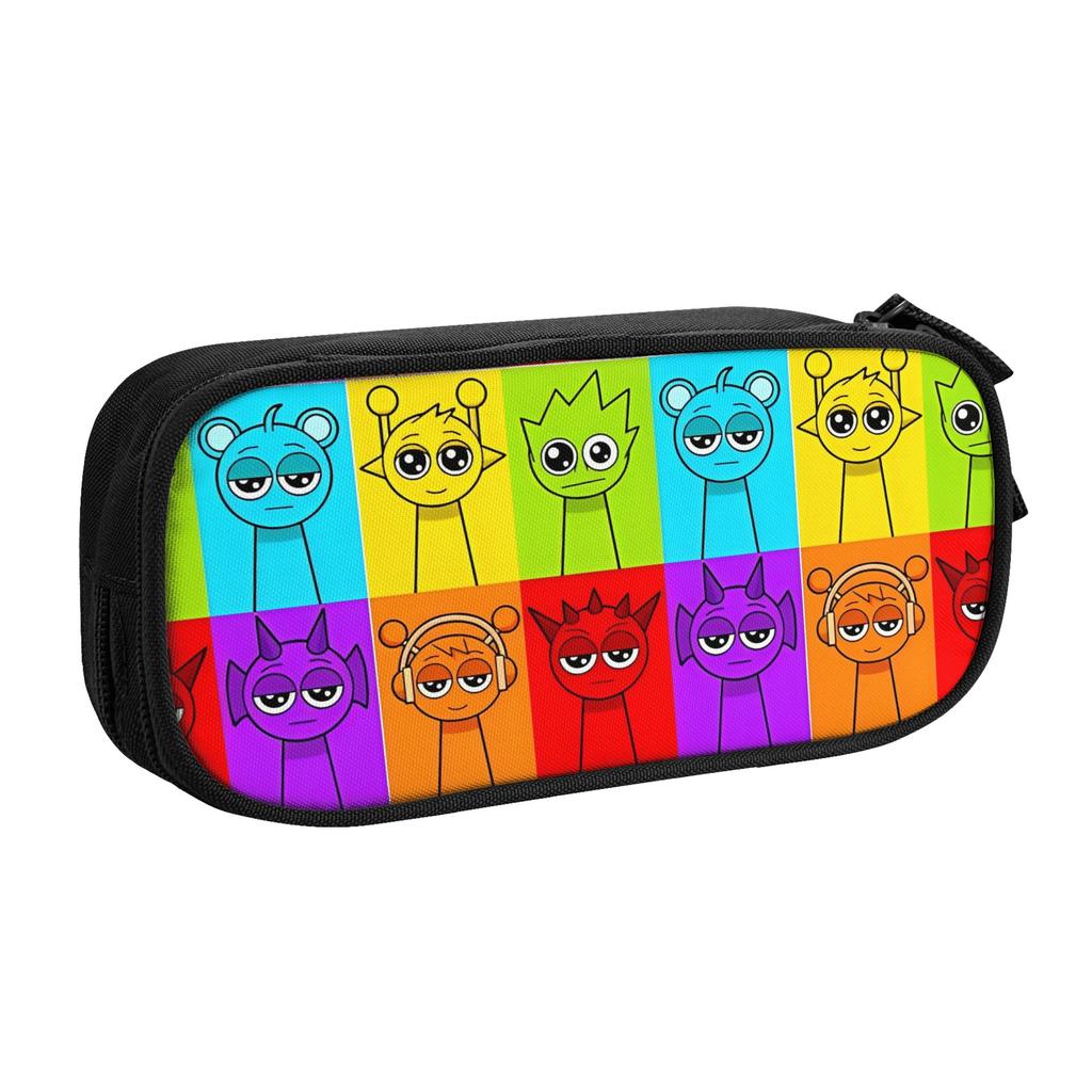 Creative Sprunk Characters Game Pencil Case Pencilcases Pen Box for Girls Boys Large Storage Bag School Supplies Stationery