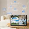 4MP Wireless Solar Surveillance Camera with Touch Screen – Outdoor Waterproof for Home & Mobile Remote Monitoring