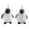 Realistic Penguin Plush Keychain with Metal Ring Soft Stuffed Animal Doll Cute Bag Accessory Stress Relief Gift for Kids Zoo Lovers