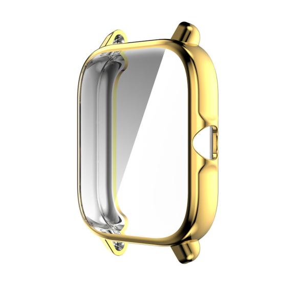 Watch Case Anti-scratch Electroplating TPU Smart Watch Full Protector Cover Shell for Amazfit GTS 3