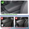 Car Center Armrest Box Cover Pad Microfiber Leather Waterproof Protection Black For Jeep Grand Cherokee Dodge Durango 2011-2020
