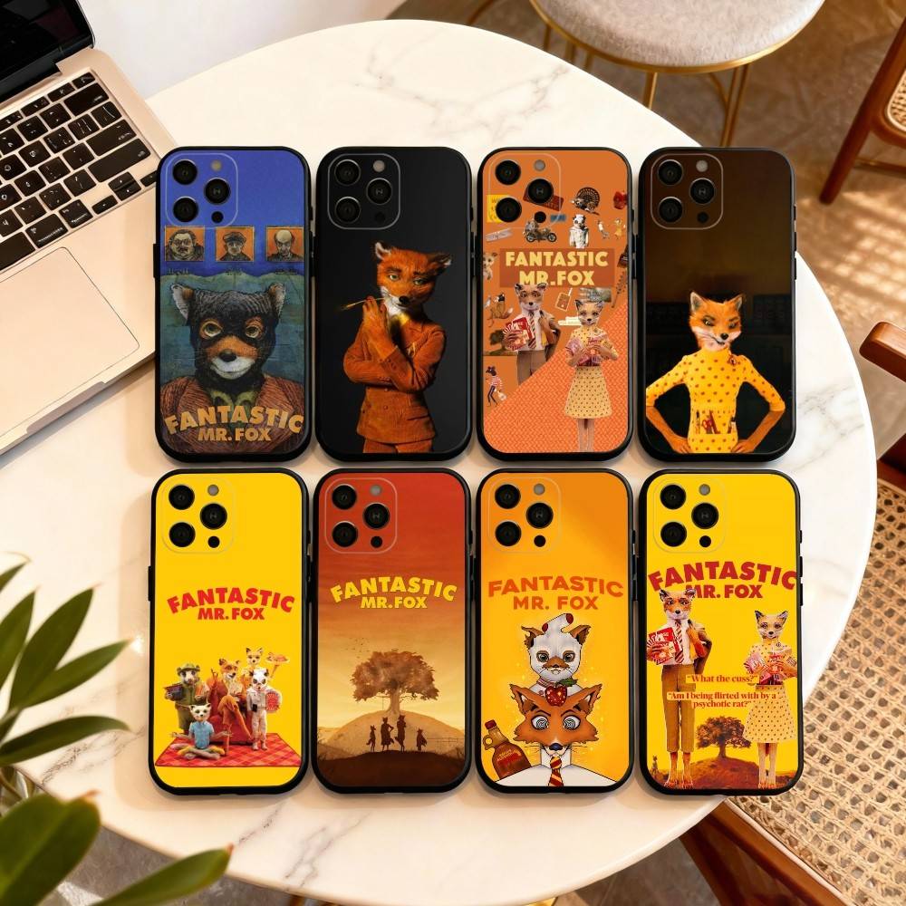 F-Fantastisch-C Herr F-Fuchs Handyhülle Für iPhone 17,16,15,14,13,12,11 Plus,Pro Max,XS,Weiche Silikon Schwarze Hülle