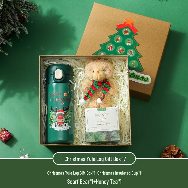 Christmas Gift Set: Thermos, Scarf Bear & Honey Tea 17