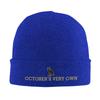 Octobers Very Own Drakes Owl Warm Knitted Cap Fashion Bonnet Hat Autumn Winter Outdoor Beanies Hats for Unisex Women Adult