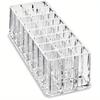 1pc 24 Grid Acrylic Lipstick Storage Box- Transparent Makeup Brush Eyebrow Pencil Lip Gloss Storage Box