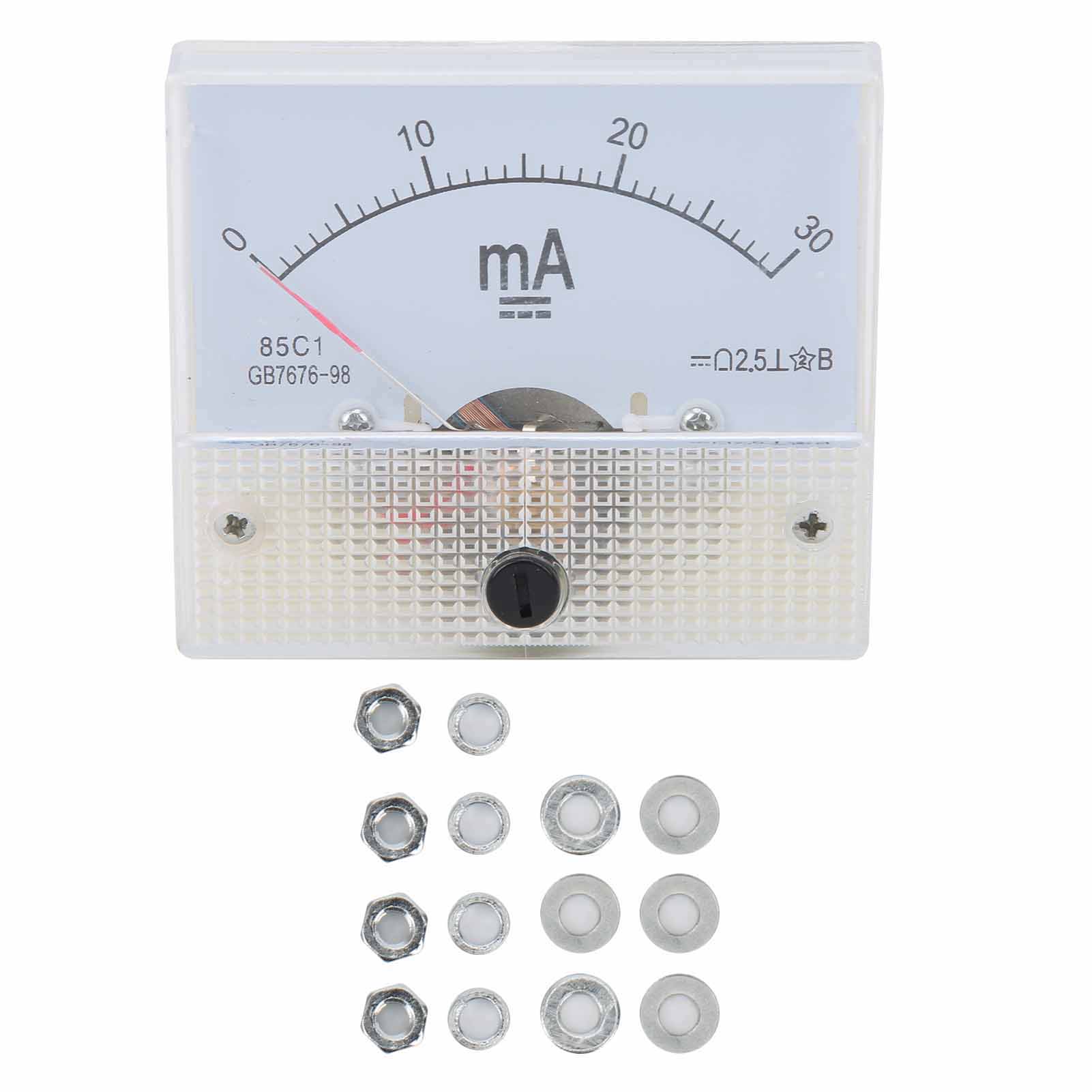 

85C1 DC 030MA Pointer DC Ammeter Head Ampere Meter Current Measuring Instrument