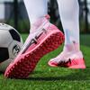 Kinder/Herren Socken Mund Fußballschuhe Gummi Weiche Sohle Kurzen Nagel Kunstrasen Leder Jugend Kinder Fußballschuhe