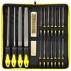 17-Piece Metal File Set: Round Steel Files & Grinding Tools with Bag