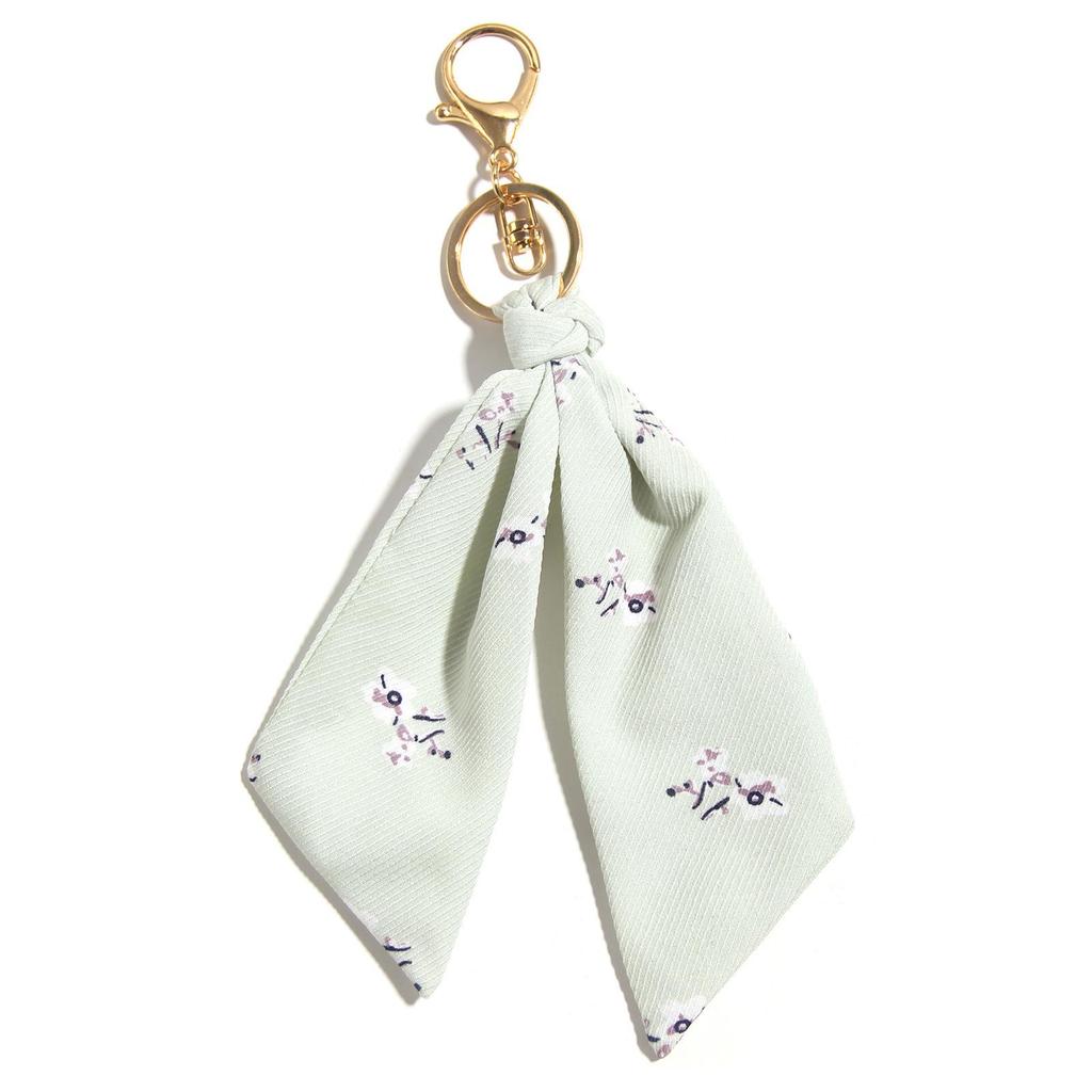 Leopard Print Fabric Keychain Bag Accessory Ornament